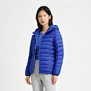 TS26L-888 Windproof Unisex Packable Hooded Quilted Puffer Jacket with 100% 20d Nylon Exterior