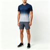TS26J-012 100% Polyester Mesh Short Sleeve Men V Neck High Neck American Football Jersey with 4 Way Stretch