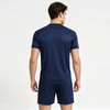 TS26J-012 100% Polyester Mesh Short Sleeve Men V Neck High Neck American Football Jersey with 4 Way Stretch